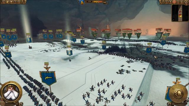 Total War Warhammer Multiplayer Battle #2: Dwarfs Vs. Greenskins - Battle Of Coldfire Cavern