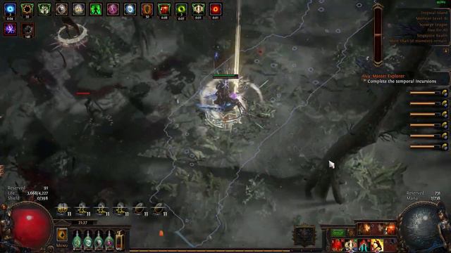 [ POE 3.16 ] Armourstacker Smite Maven Memory Skip and 100% Delirium Showcase