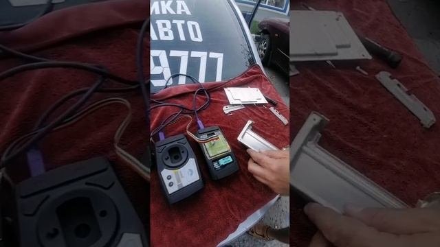 Kia Spectra восстановление чипа иммобилайзера!