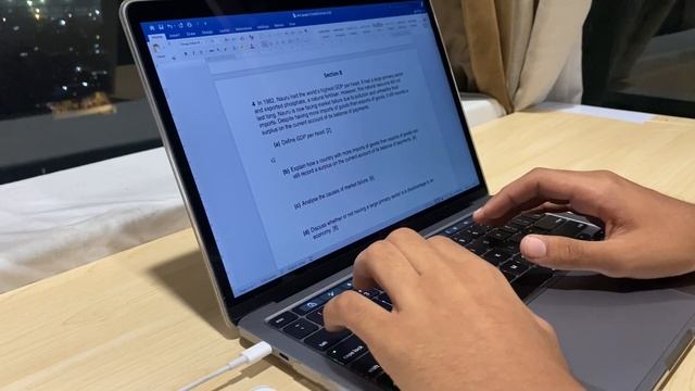 typing ASMR MacBook Pro / study with me / 1 hour / real time / study while typing / asmr