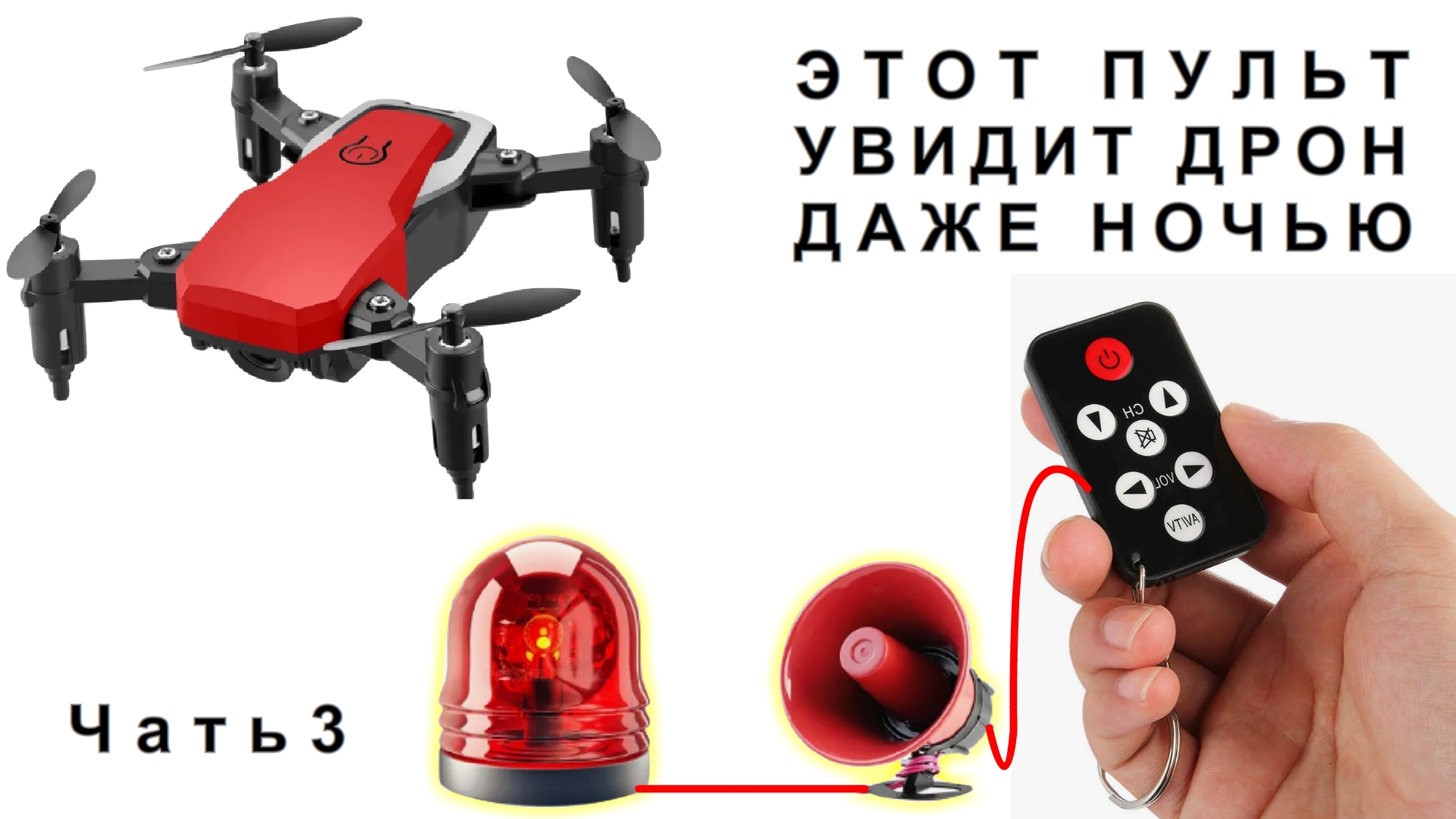 Эта САМОДЕЛКА тебя ШОКИРУЕТ своей ПРОСТОТОЙ Всё Видящий Страж из обыкновенного ТВ пульта Часть 3