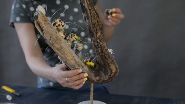 Креативная пасхальная композиция