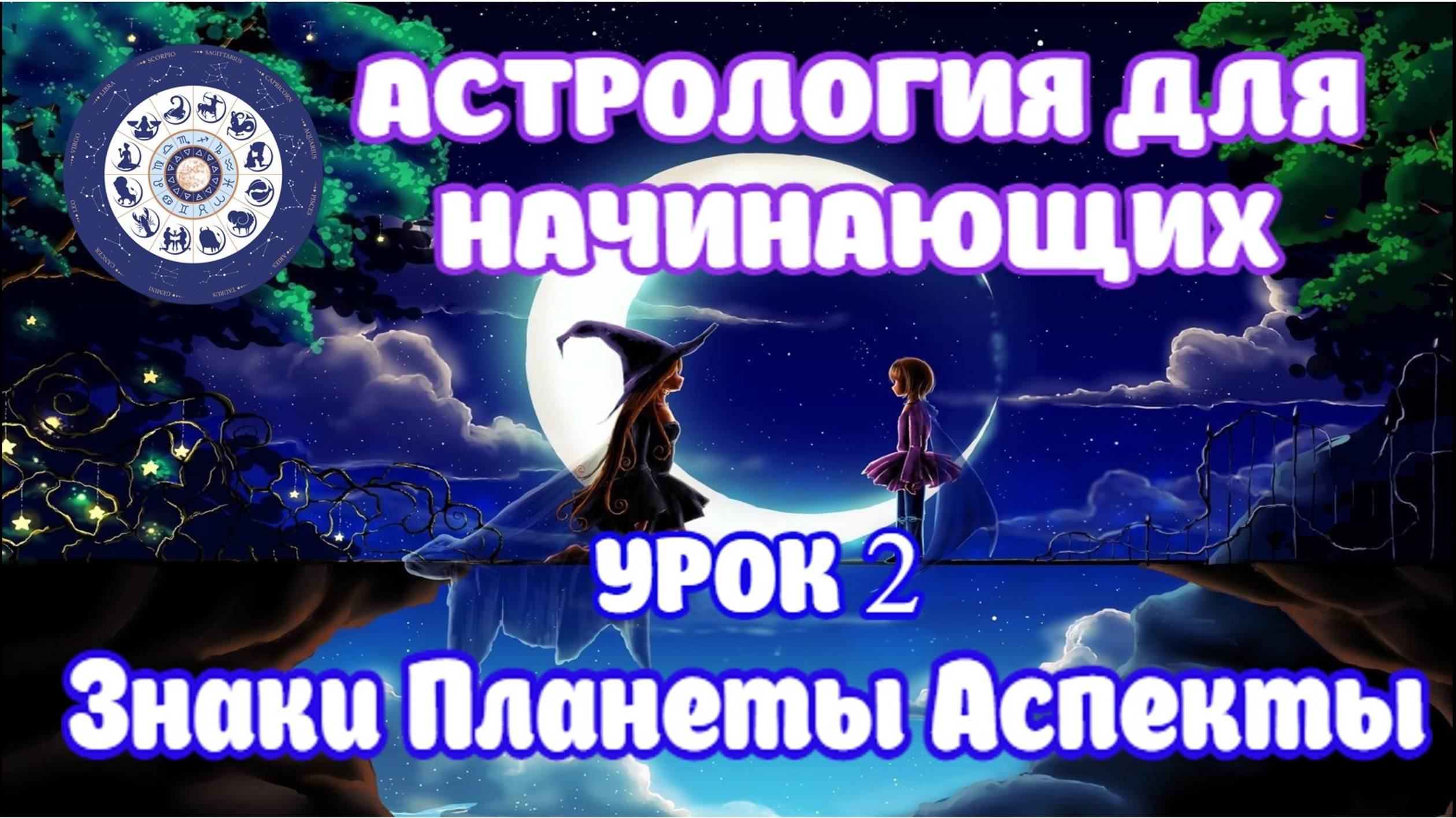 Читаем гороскоп: знаки, планеты, аспекты. Урок 2