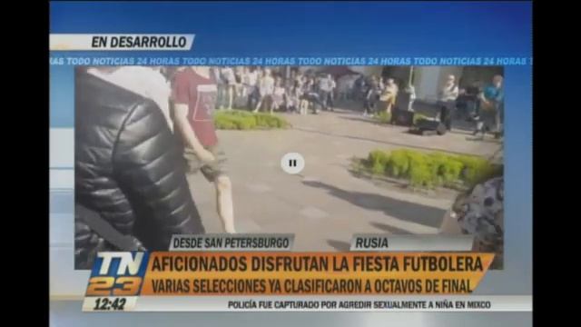 Aficionados continúan disfrutando de la fiesta futbolera en Rusia