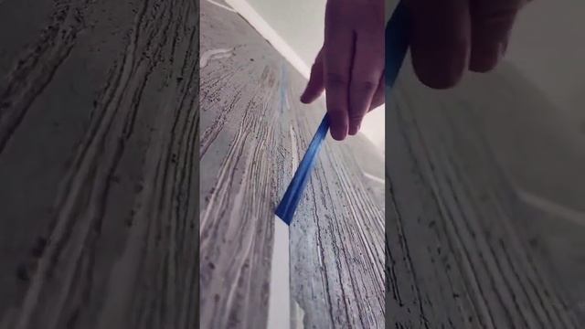 Процесс нанесения декоративной штукатурки "Тысяча линий"