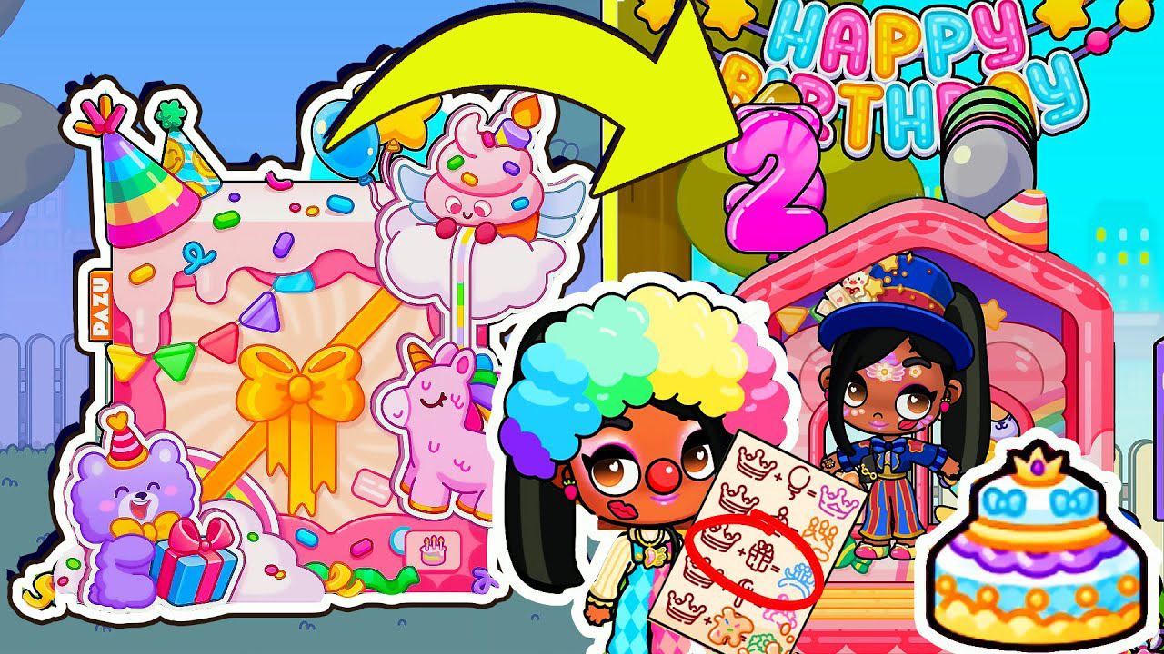 НАБОР ДЕНЬ РОЖДЕНИЕ САМЫЙ ЛУЧШИЙ СЕКРЕТЫ в AVATAR WORLD ОБНОВЛЕНИЕ !