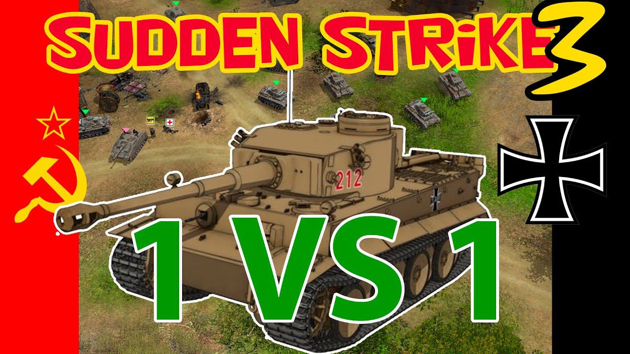 Sudden Strike 3 The Last Stand multiplayer 1 vs 1 (игра по сети 1 на 1)