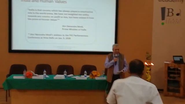 Run for the Human Race, Dr. Subhash Sharma @IBA, Bangalore