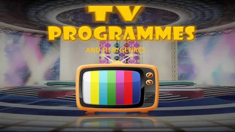 ESL Vocabulary_ TV programmes and  types of movies_Телепередачи и виды фильмов на английском языке.