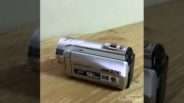 Обзор видео камеры panasonic hc v500........мой первый обзор ...моя первая камера..