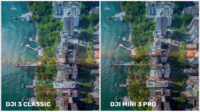 DJI Mavic 3 Classic VS DJI Mini 3 Pro  Camera Test  Comparison