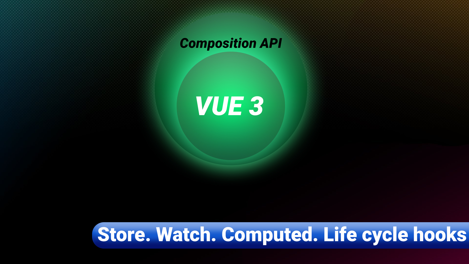 VUE 3 / Composition API. Store. Watch. Computed. Life cycle hooks