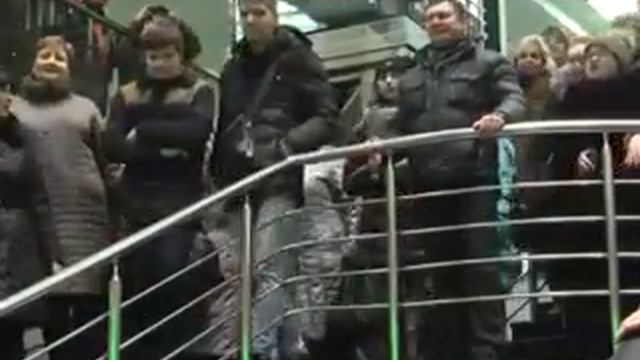 Новокузнецк и Владимир Машков!!! КУЗБАСС ПОЁТ! - песенный флешмоб  (19.12.2016)