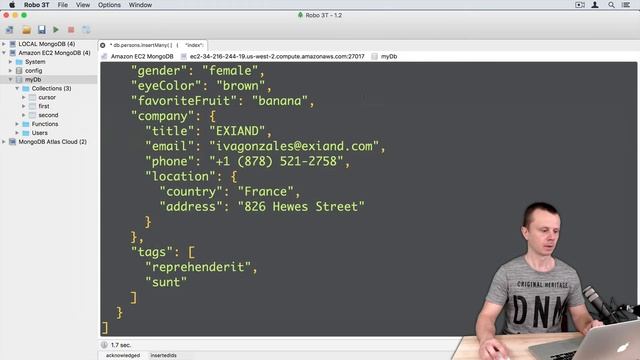 02 MongoDB Queries - Insert Sample Documents
