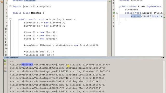 Week 13 Visitor Design Pattern Part 3