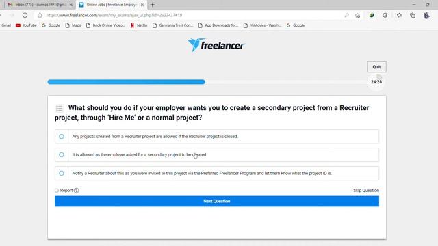 Preferred freelancer SLA test answer 2023