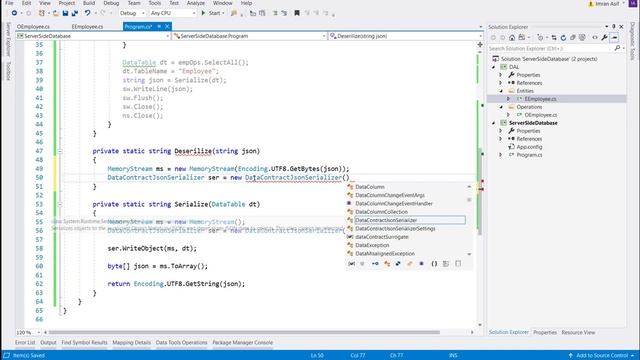 How to insert Record in sql server using Socket Programming? - Urdu/Hindi