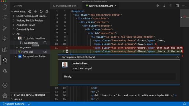 Source Control Tip 16: Code Reviews in VS Code