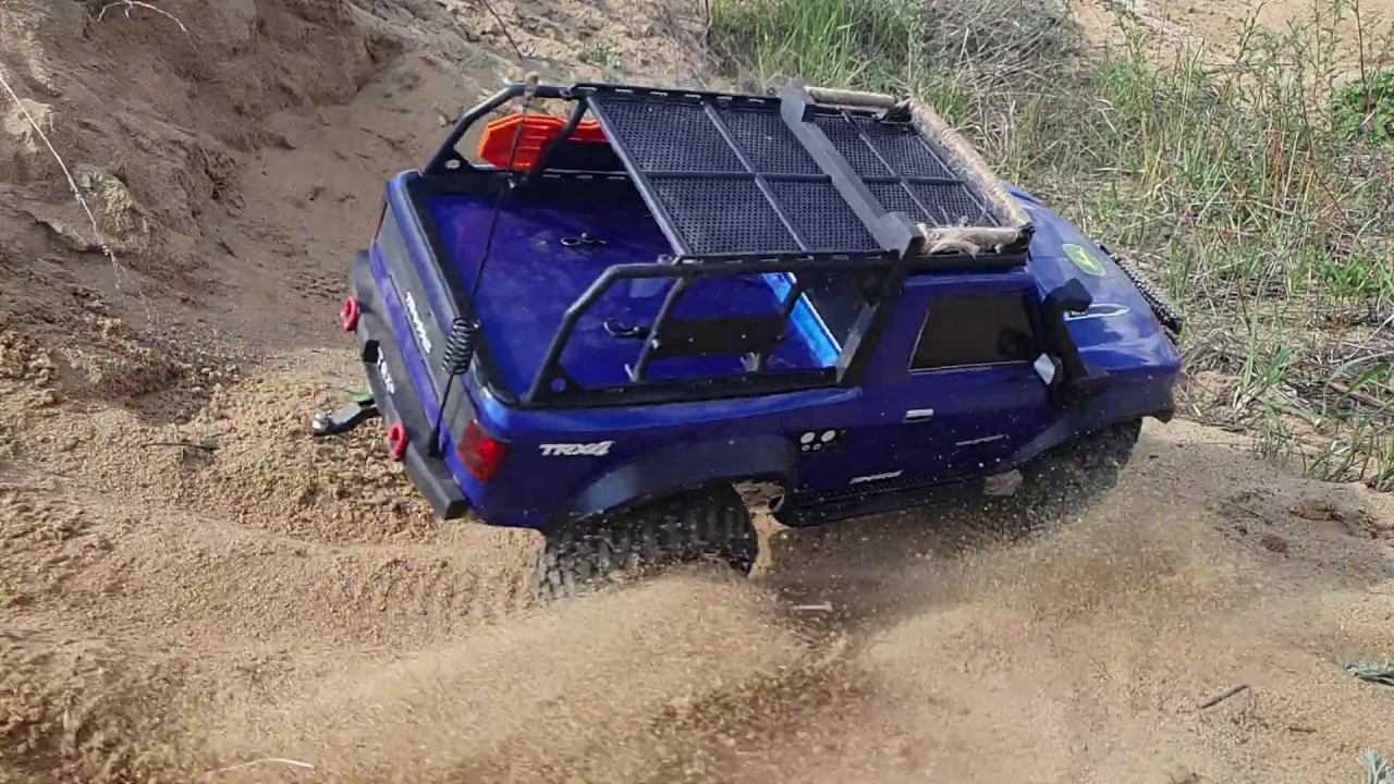 Slow motion (part 2). Traxxas trx 4 sport  //// Замедленная съемка (часть 2). Traxxas trx 4 sport