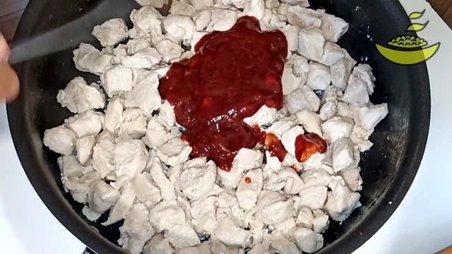 Куриная грудка в кисло-сладком соусе. Рецепт ИЗ КУРИНОГО ФИЛЕ! Быстро, сочно и Очень Вкусно!