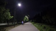 На улице Комсомольская зажгли новое освещение