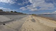 Строящаяся бетонная набережная у гостиницы "Старт" Спартановка Волгоград, исходник, Часть 4