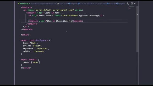 Практика JS Node Vue Electron. 03 Clickachu. Делаем простое главное меню на UI Kit сложным