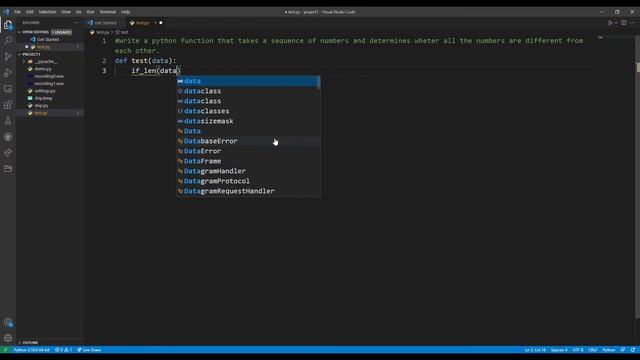 Python Problem  to determines whether all the numbers are different from each other.