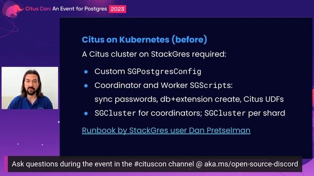 Citus on Kubernetes | Citus Con: An Event for Postgres 2023