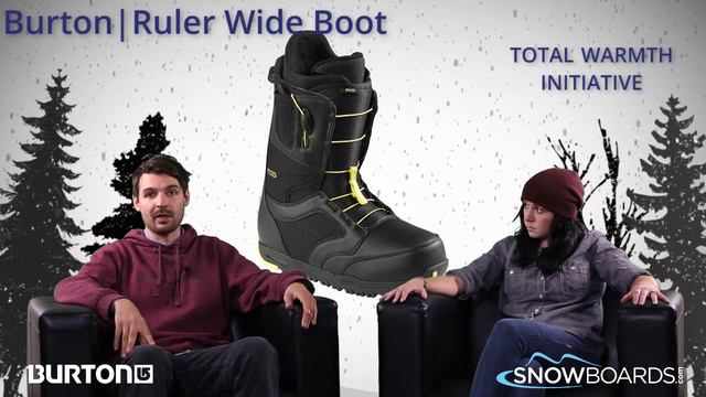 2015 Burton Ruler Wide Mens Boot Overview by SnowboardsDOTcom