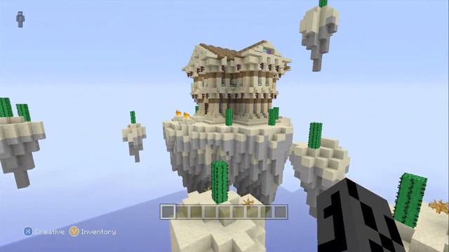Minecraft Xbox 360 Floating Island Hunger Games W/ Map Download