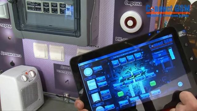 Управление устройствами с сенсорной панели
