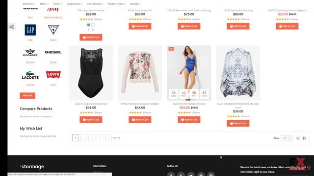 Stormage - Fashion Clothes Magento Theme TMT | Free Template  Alf Ang