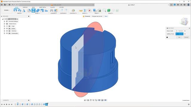 Моделирование футляра с защёлками | Урок Autodesk Fusion