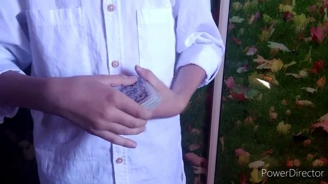 Красивый фокус с картами / обучение фокусу