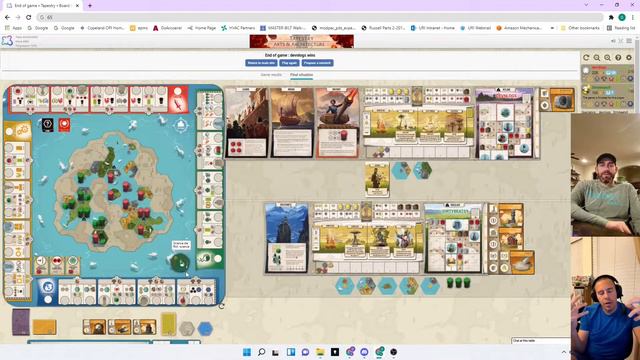 TAPESTRY | Board Game Arena | Review & Afterthoughts
