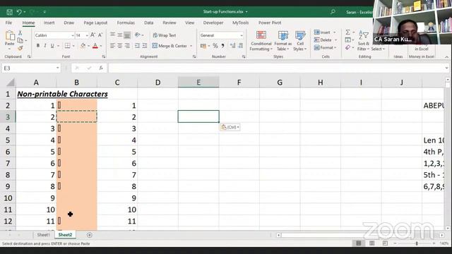 WORK SHOP ON MS EXCEL - Part 4