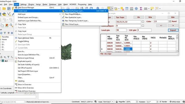 How to convert DGN to SHP