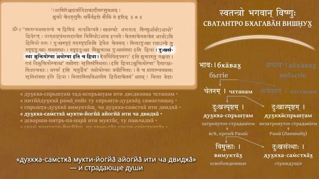 तत्वसङ्ख्यानम् । Tatvasaṅkhyānam _ Day 1. English, Russian subtitles. Śrīmad-Govinda Paṇḍitāćārya (3