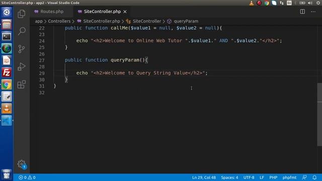 Learn CodeIgniter 4 Framework Tutorials #11 Handle Query String Parameters