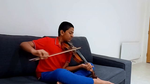 Raravenu Gopabala Swarajathi on Violin!