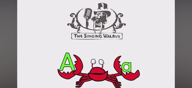 Letter Game | Find the letter A | The Singing Walrus