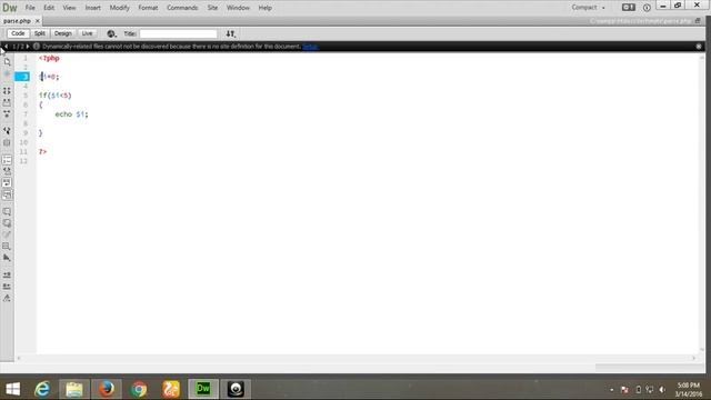 how to solvefix unexpected end of file .. on some line error in php - hindi