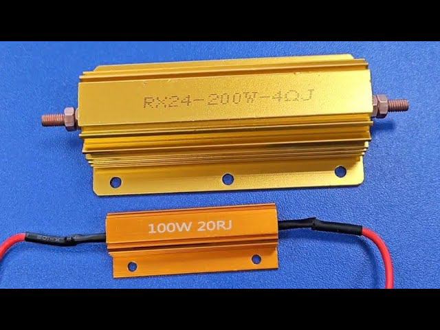 Резистор-обманка 200W 4R - температурный тест