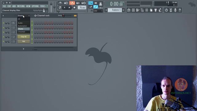 FL Studio 20. 3.02-Фильтр отображаемых инструментов