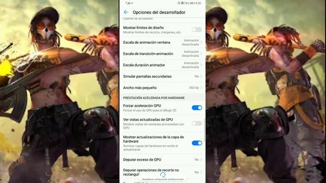 Como quitar el lag en  un huawei y7 2019 en la nueva actualización de free fire 2020