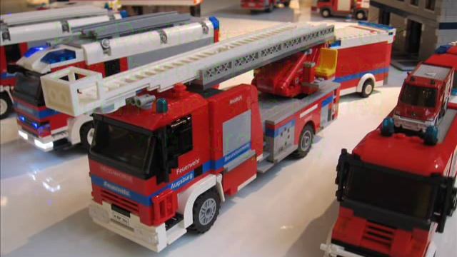LEGO Ausstellung Riem Arcaden München - Teil 3 Bahnhof Baywa Stadt Feuerwehr Hirmer