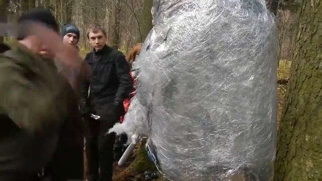 Мачете Tramontina тест на поражающую способность.the test of a knife. Проект Чистота. Свинипух.