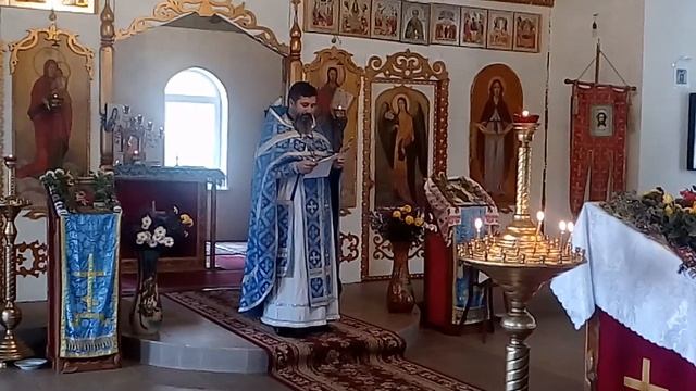 Проповедь в храмовый день села Привольное - 14.10.2017 год