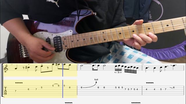 tab Gary Moore - Parisienne Walkways Cover By joguitar